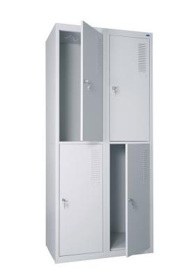 Шкаф металлический гардеробный ШОМ-300/2-4